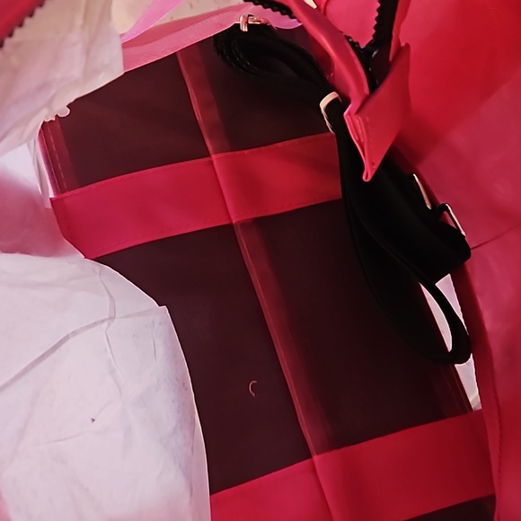 The Tote Bag Beach Pink Bag Mesh Clear Tote - Picture 6 of 11